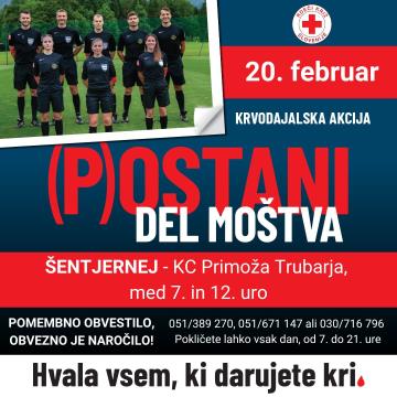 Krvodajalska akcija Šentjernej 20.2.2025